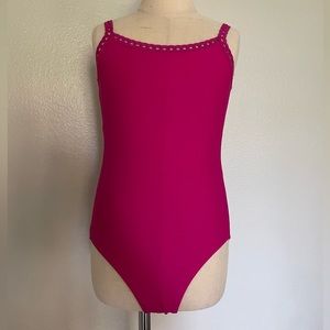 Wear moi camisole pink fushia girls 8/10 leotard